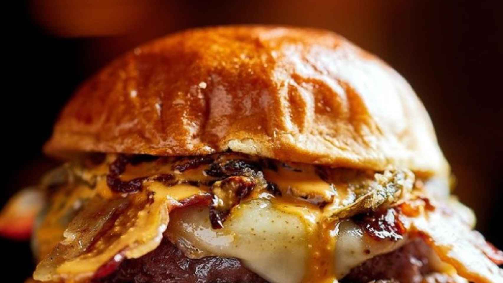 Una 'burguer' del bar que ha ganado el premio a la tercera mejor hamburguesa de España