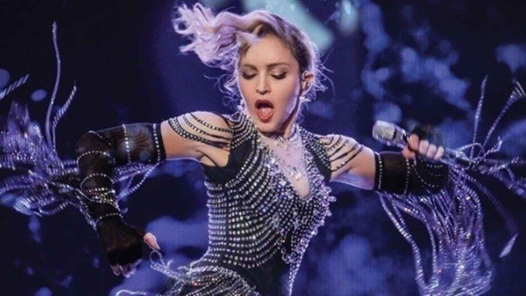 Imagen de Madonna en uno de sus conciertos