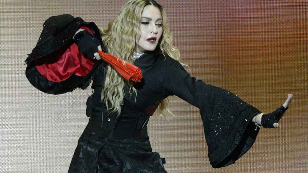 Imagen de Madonna en uno de sus conciertos