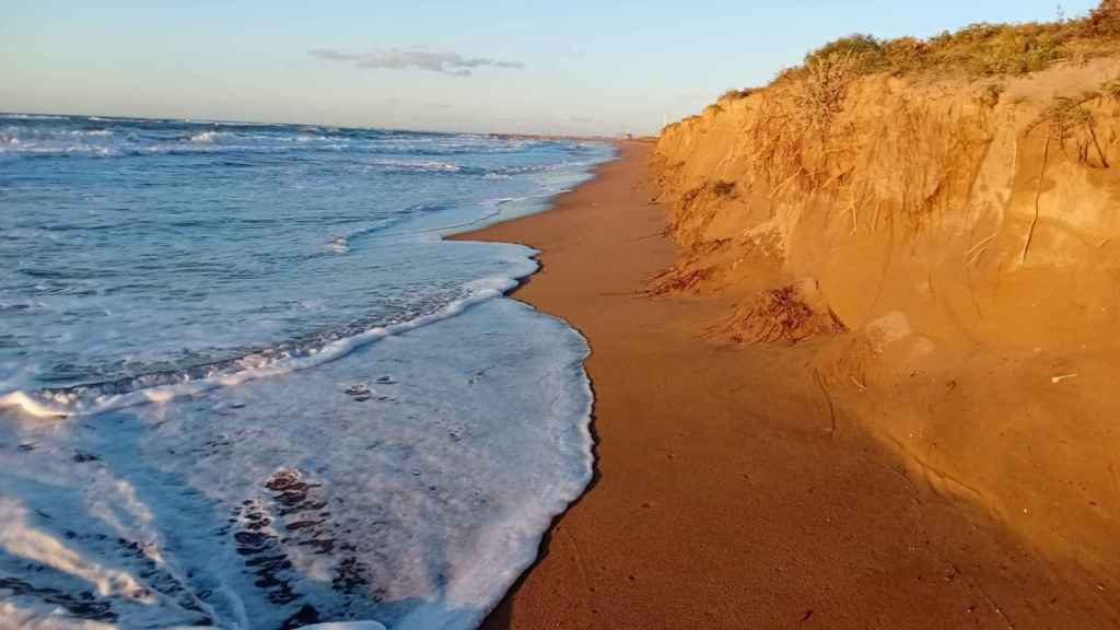 Una de las playas del Àrea Metropolitana de Barcelona