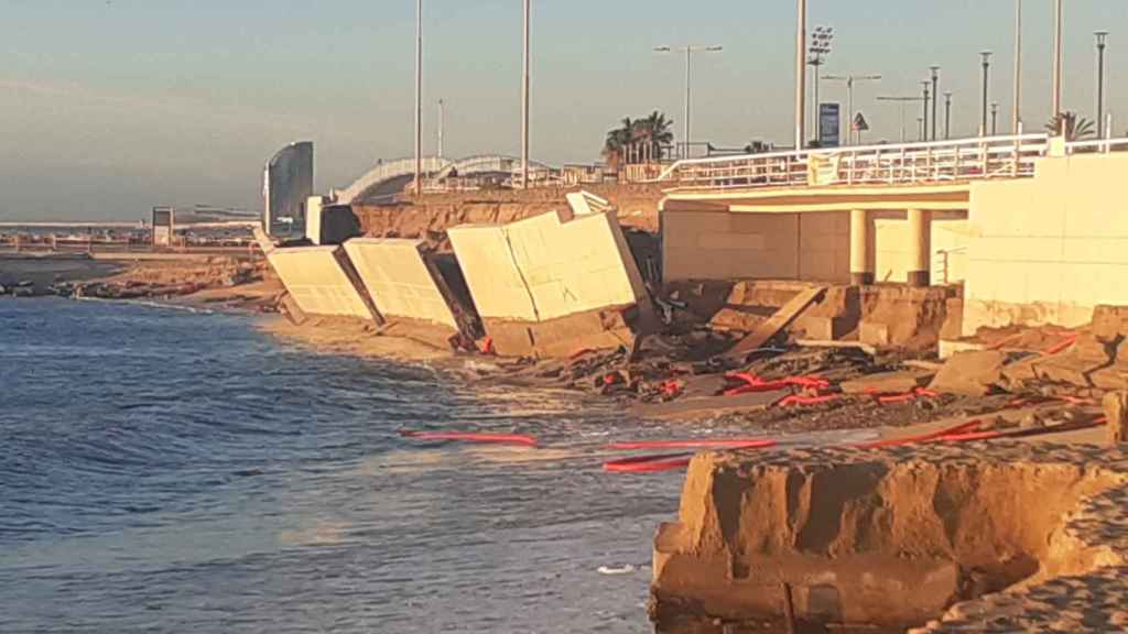 Imagen de la playa del Fòrum de Barcelona