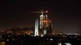La Sagrada Família, iluminada