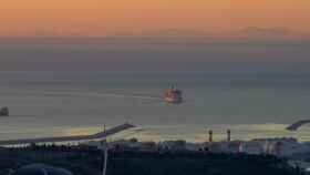 Vistas de la isla de Mallorca desde Barcelona este lunes 13 de noviembre