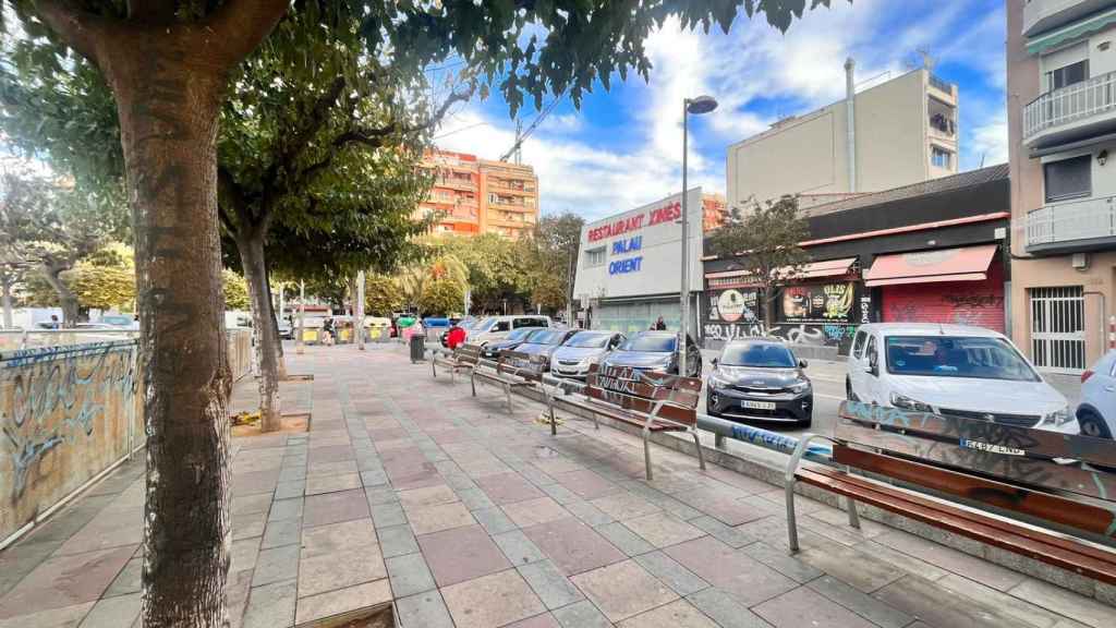 Ubicación en la que han matado a un hombre en Badalona