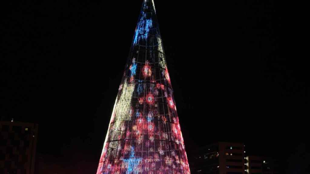 Encendido del arbol de navidad de Badalona