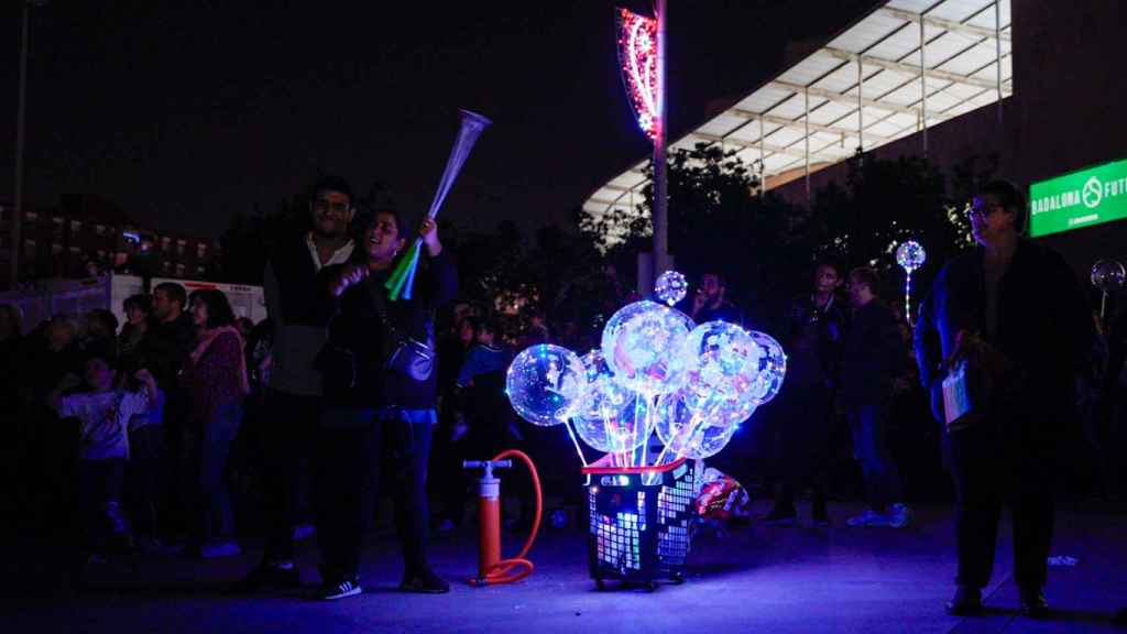 Encendido del arbol de navidad de Badalona