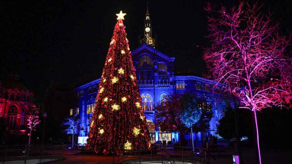 Espectáculo navideño del recinto de Sant Pau en una edición anterior