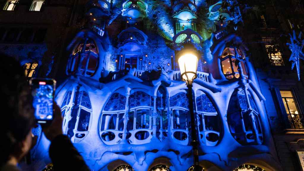 Espectáculo de navidad en Casa Batlló