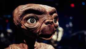 Personaje de E.T. en un fotograma de la película