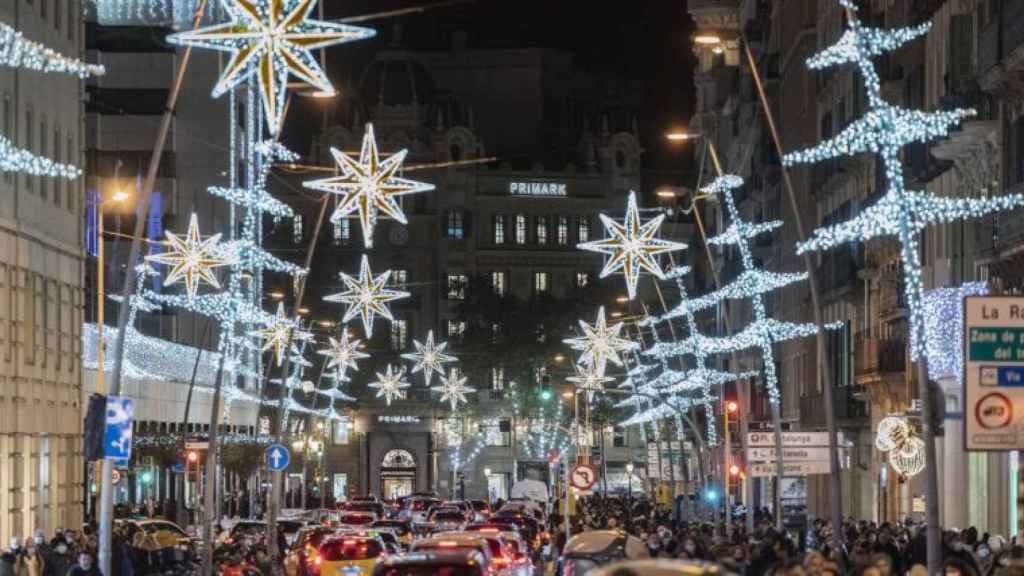 Ediciones anteriores de la luces de Navidad en Barcelona