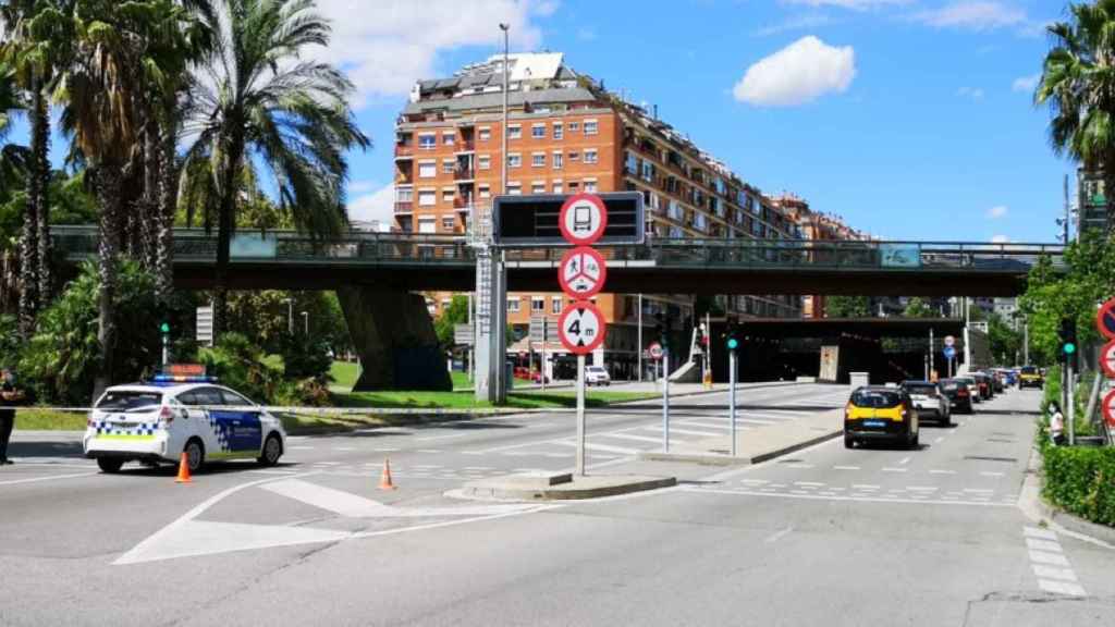 Inicio de un tramo cubierto en la ronda del Mig