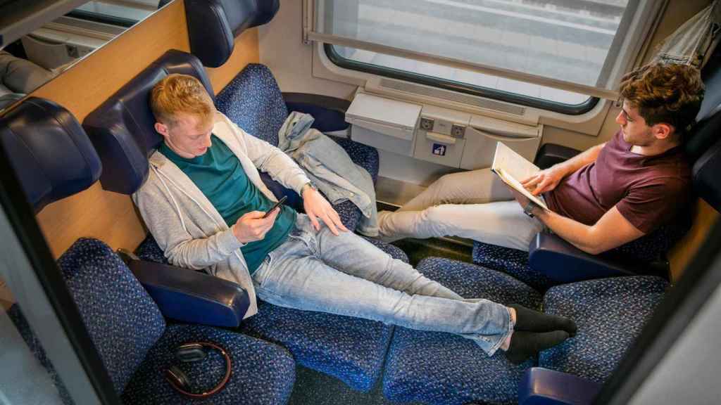 Asientos del tren nocturno que recorre Europa