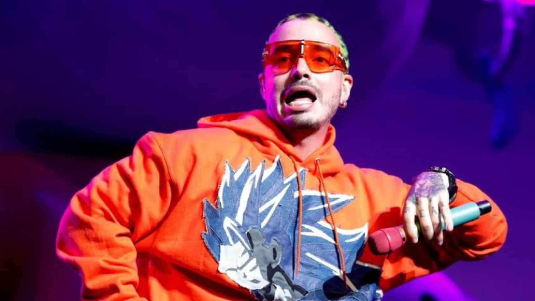 Imagen de J Balvin en uno de sus conciertos