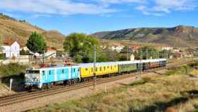 El histórico Tren Azul de la empresa de movilidad Alsa