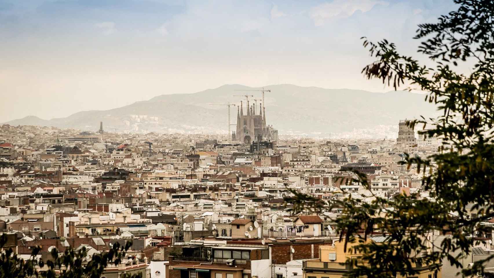 Vista panorámica de Barcelona