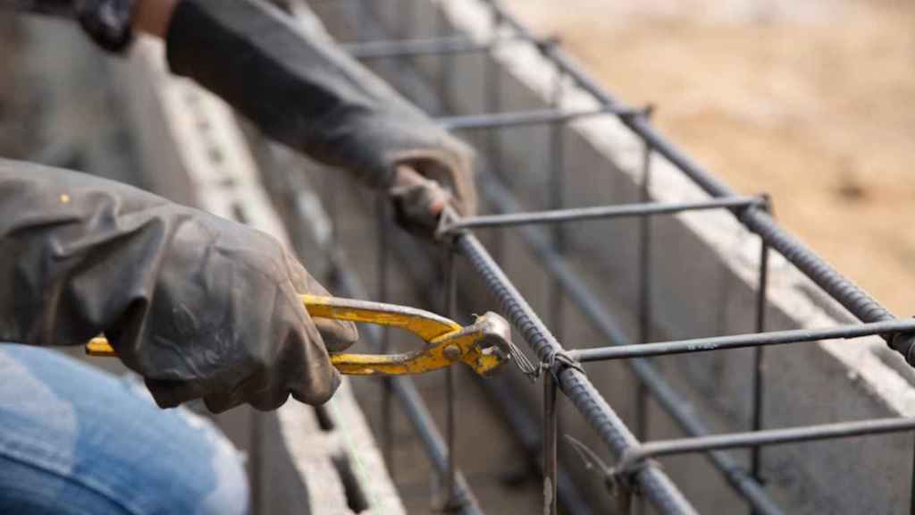 Trabajador en una obra