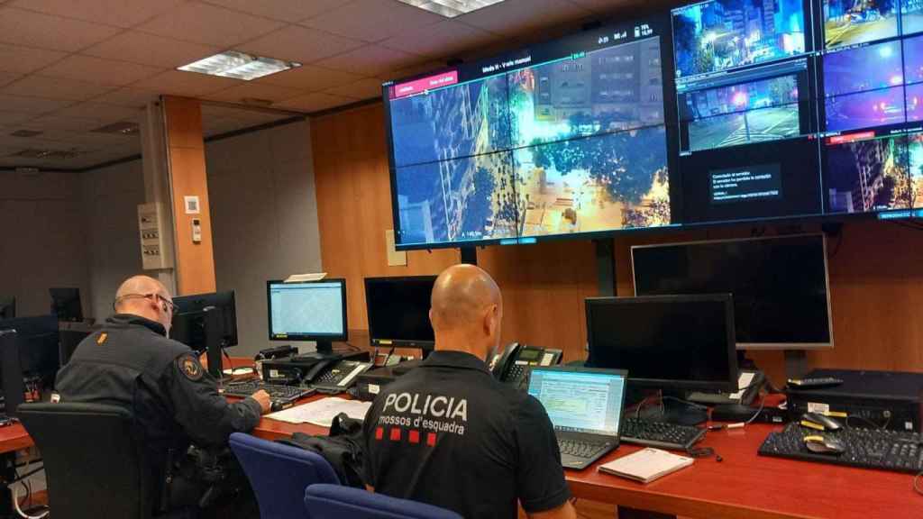 El centro de coordinación de los Mossos d'Esquadra