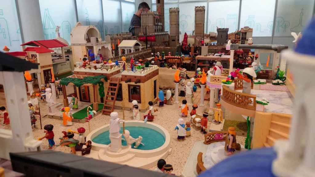 Belén de PlayMobil del Ayuntamiento de Castelldefels