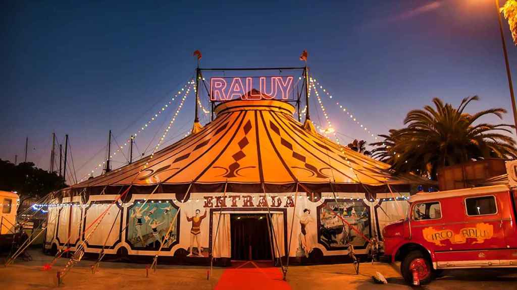 La carpa del Circo Raluy en Barcelona