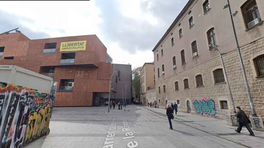 La plaza de la Gardunya, donde tuvo lugar la pelea