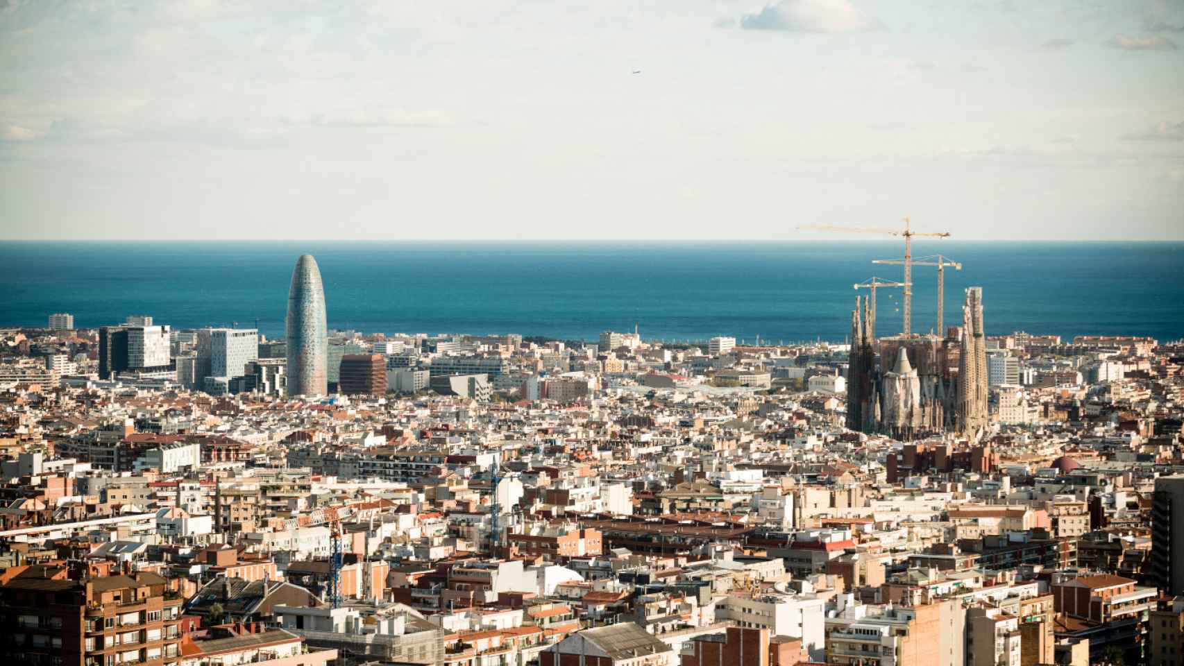 Imagen panorámica de Barcelona