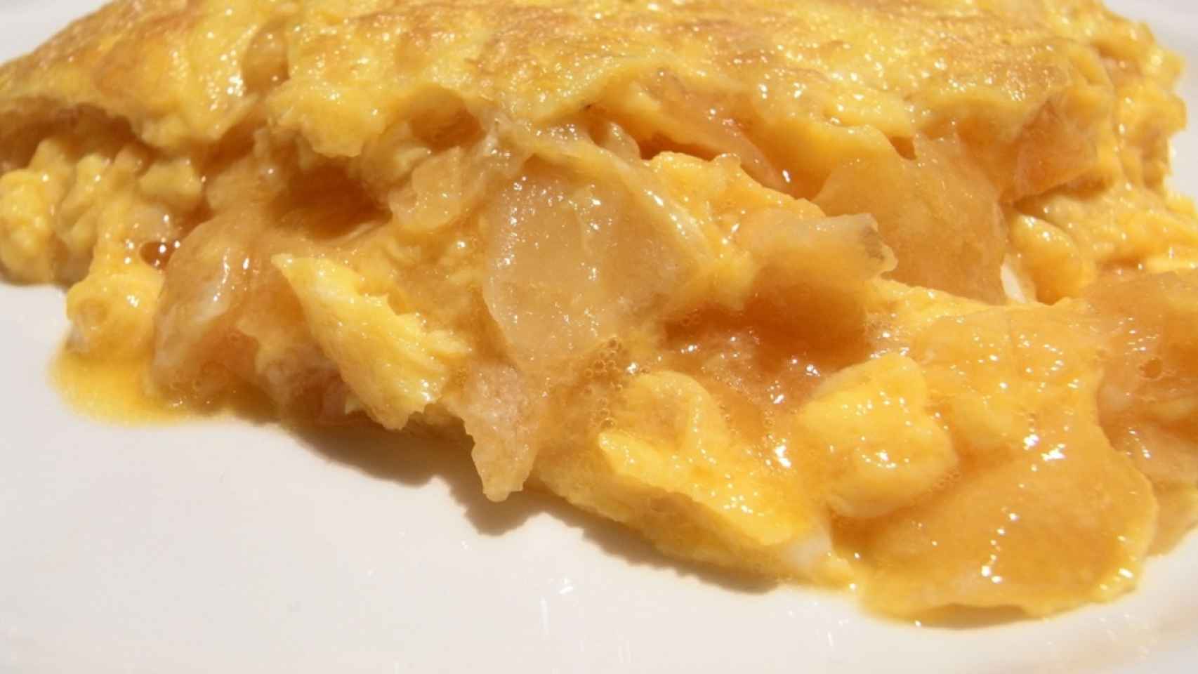 Una tortilla de patatas al estilo Betanzos