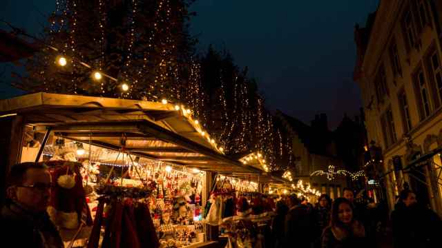 Mercado navideño en Barcelona