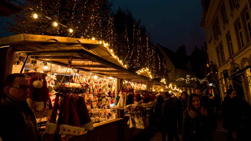 Mercado navideño en Barcelona