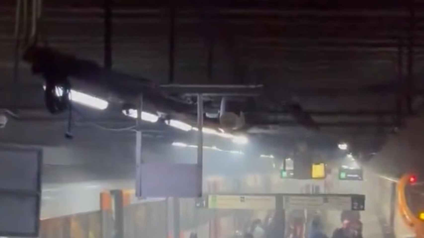 Captura de pantalla del vídeo de la incidencia