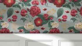Decoración con papel pintado