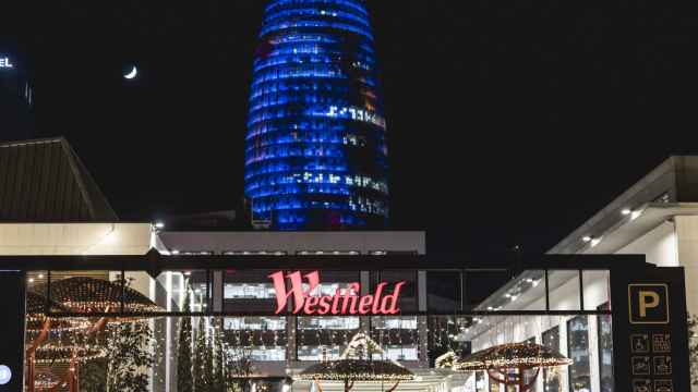 Centro comercial Westfield Glòries decorado por Navidad