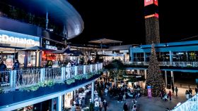 Centro comercial Splau decorado por Navidad