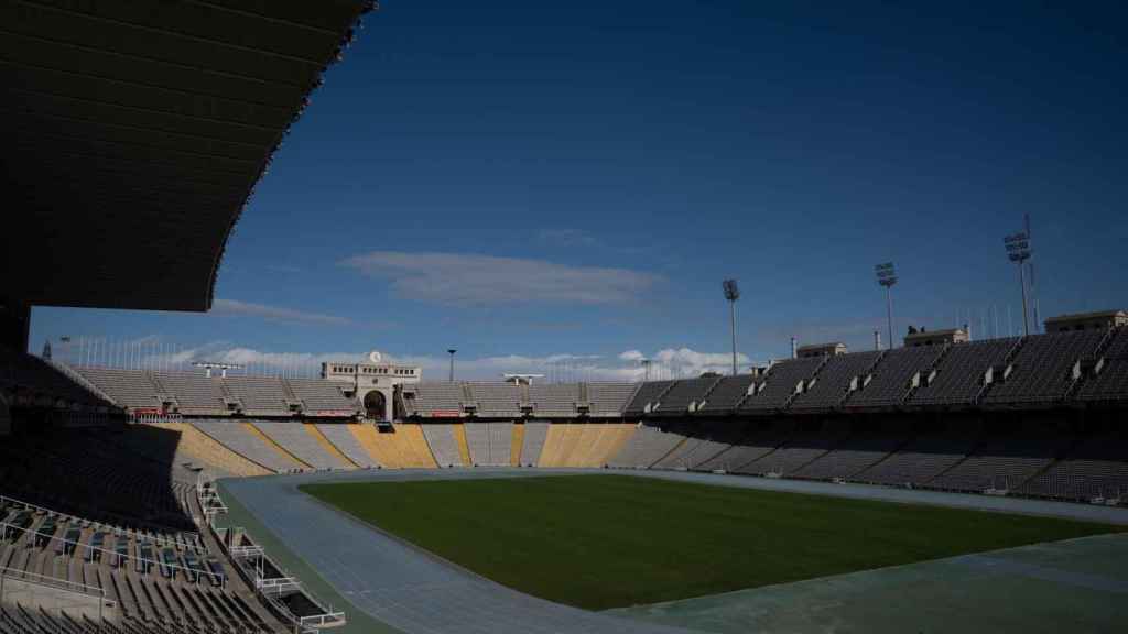 Vista del Estadi Olímpic