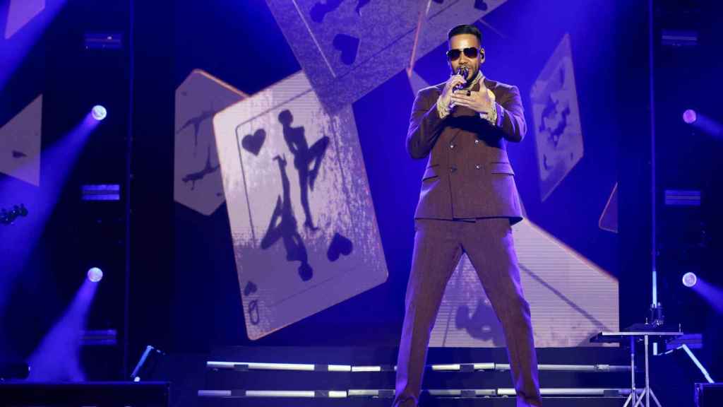 Romeo Santos durante su concierto en Barcelona