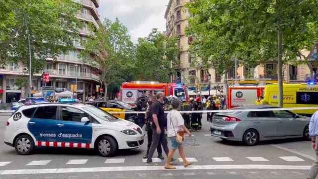 Imagen de otro accidente de los mossos en Barcelona