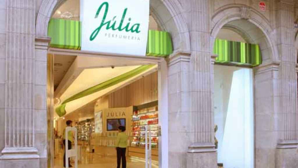 Una de las tiendas que Perfumerías Júlia tiene en Barcelona