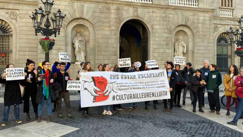 Los trabajadores de cultura y tiempo libre de Barcelona