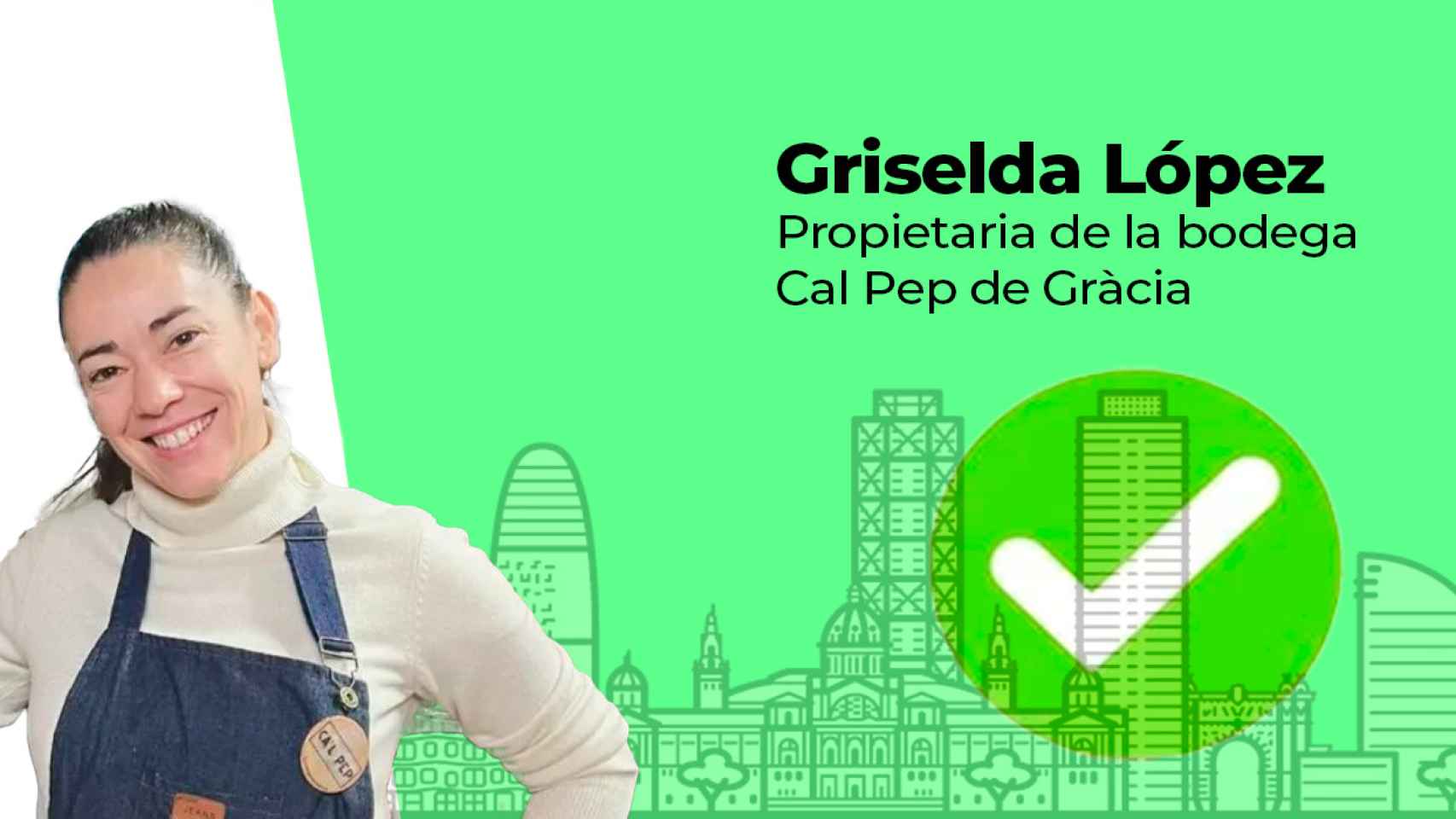 Griselda López, propietaria de la Bodega Cal Pep de Gràcia