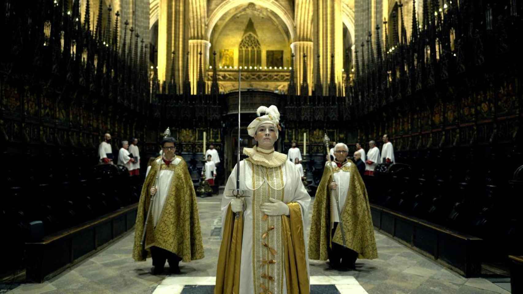 Un ensayo del Canto de la Sibila en la Catedral de Barcelona