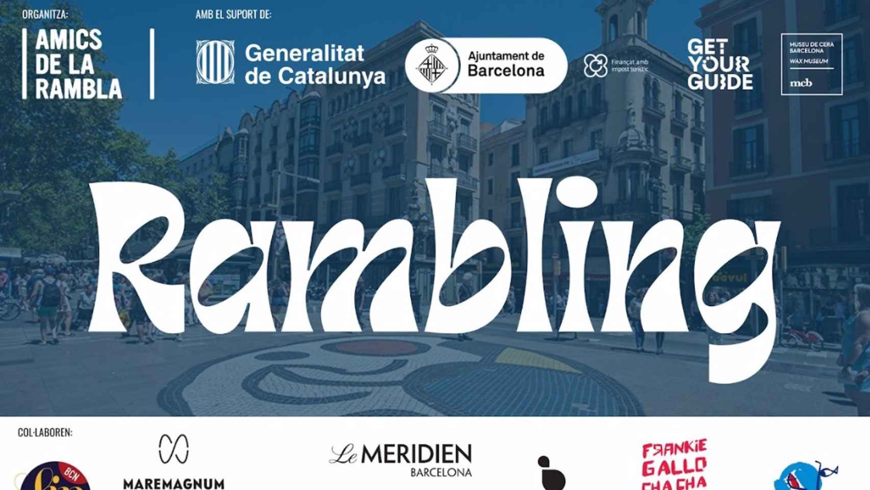 Amics de la Rambla de Barcelona organiza este viernes un juego interactivo con tres rutas virtuales