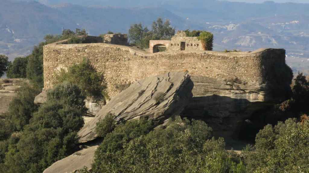 Las ruinas del castillo de Taradell