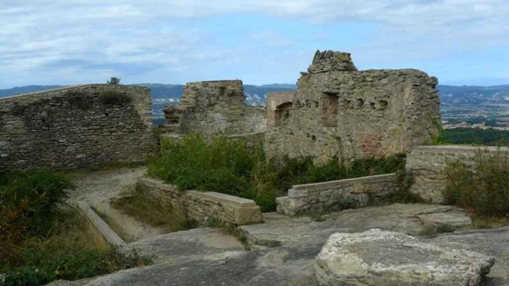 Interior del castillo de Taradell