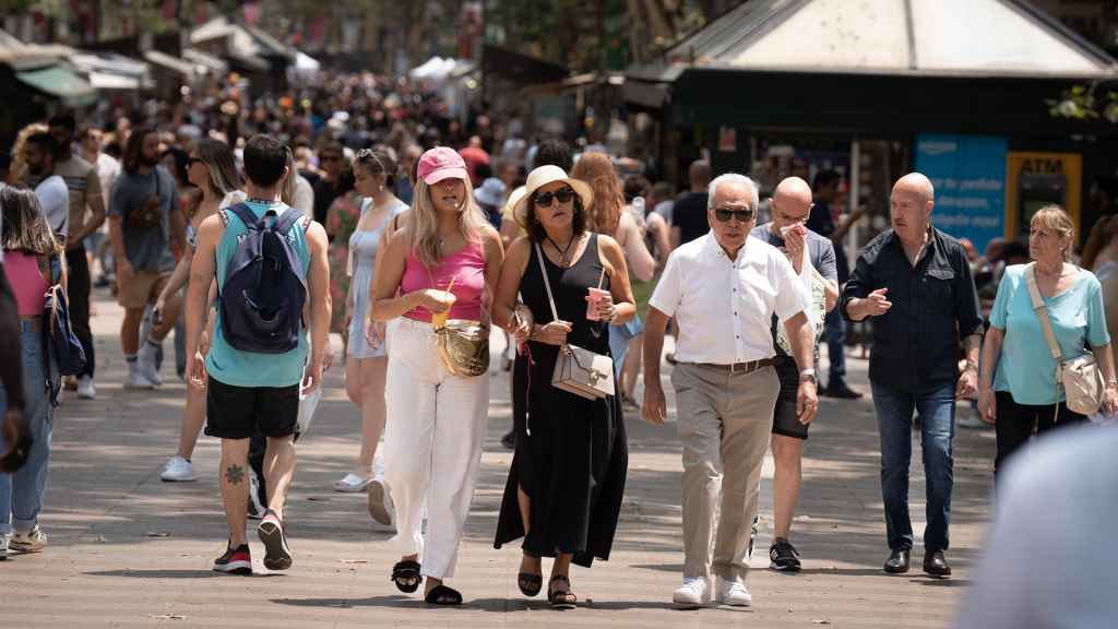 Las Rambla, una de las avenidas más turísticas de Barcelona