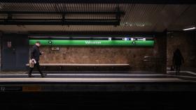 Imágenes recurso del metro de Barcelona