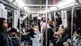 Imágenes de recurso del metro de Barcelona