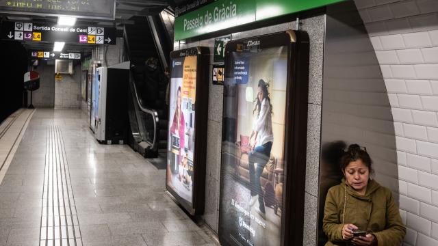 Estación de paseo de Gràcia del metro de Barcelona