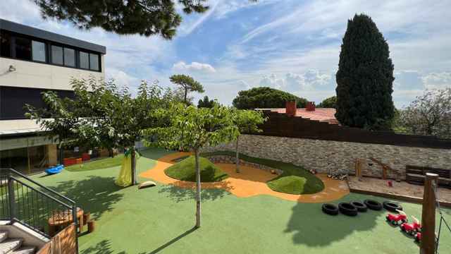 Patio de infantil del St Peter's School, el mejor colegio de España