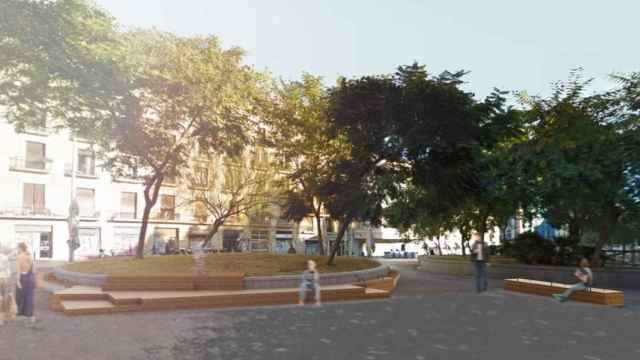 Render del proyecto en la plaza de Castella