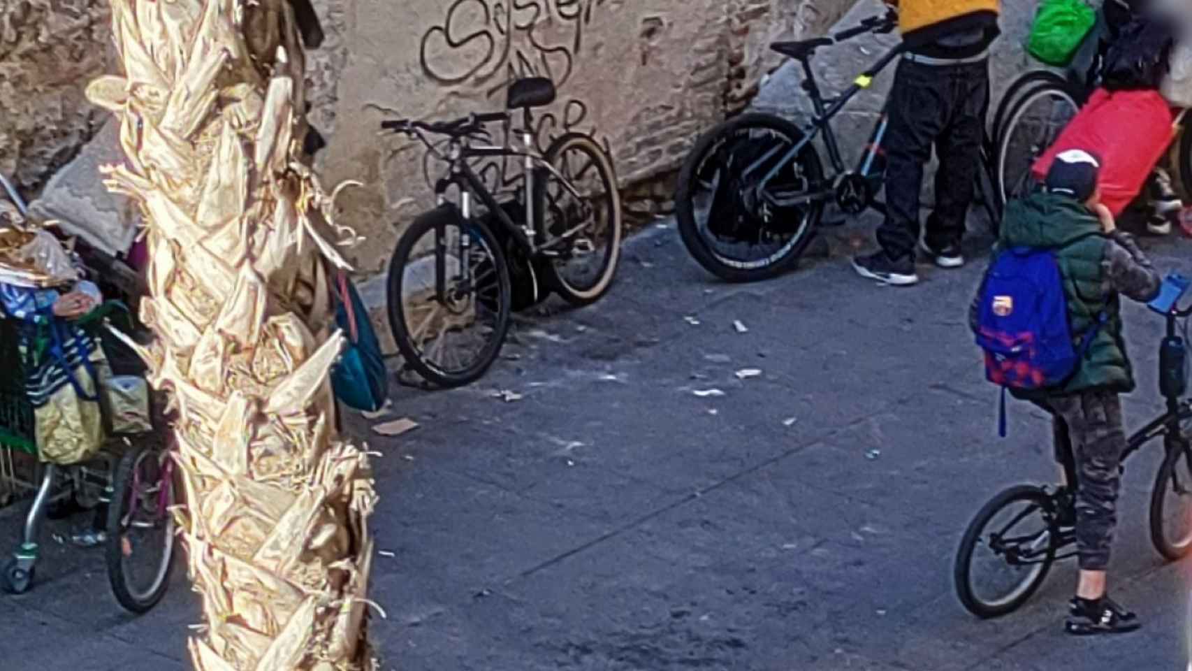 El mercadillo ilegal de bicicletas robadas en una imagen de archivo