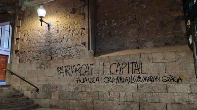 Arran vandaliza la iglesia Sant Joan de Gràcia